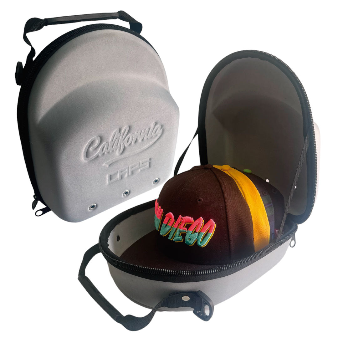 Bolso porta gorras maleta de viaje capacidad para 8 correa manos libre