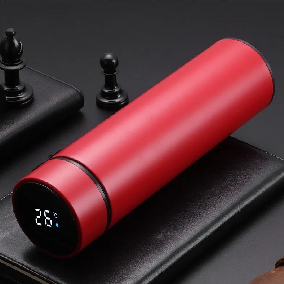 Termo inteligente con pantalla indicadora de temperatura
