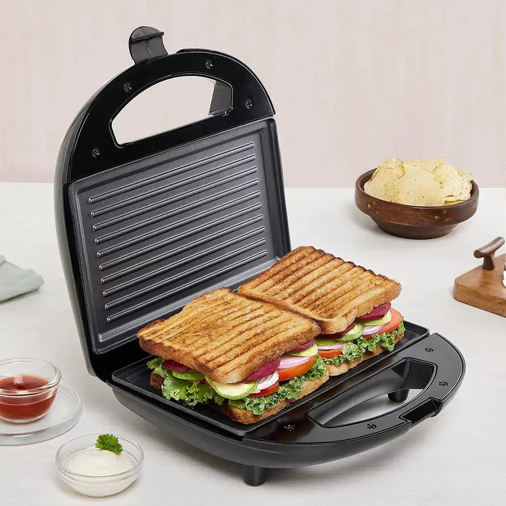 Sanduchera Kalley Panini K-SMP500 750W, Placas antiadherentes
