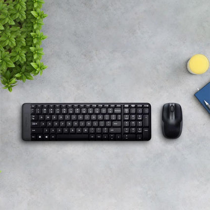 Combo teclado mouse numérico inalámbrico Logitech MK220