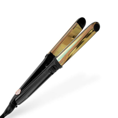 Plancha de Cabello  y Rizador Alizz 2 en 1 488 Titanium Gold 464 °F Original