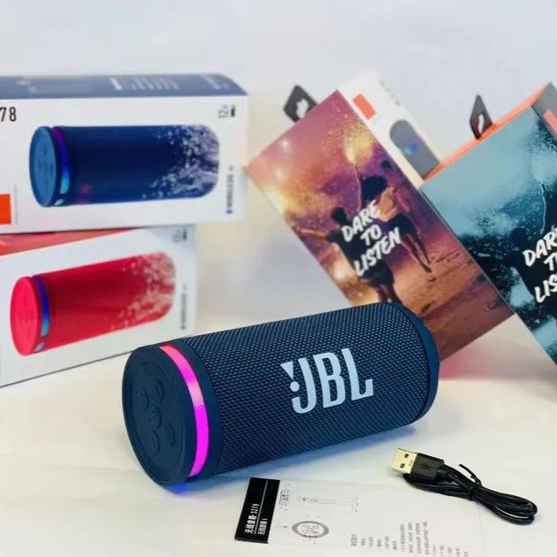 Parlante S278 Bafle portátil Bluetooth, luces RGB Resistencia al agua