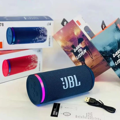 Parlante S278 Bafle portátil Bluetooth, luces RGB Resistencia al agua