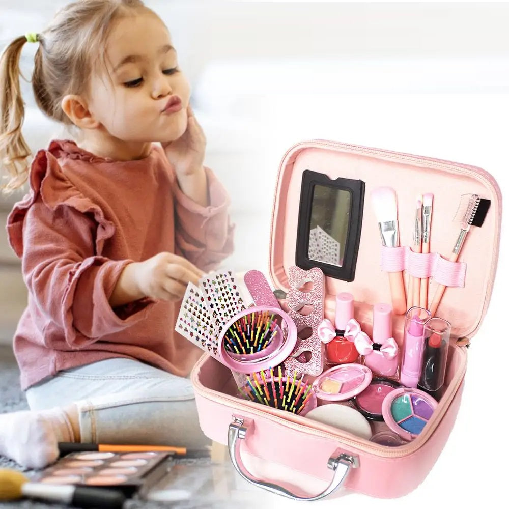 Kit De Maquillaje Juego Para Niñas Bolso 22 Piezas completo