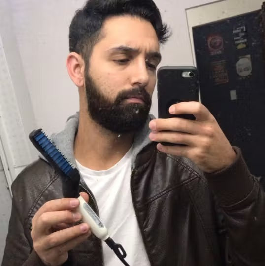 Plancha de hombre para barba y cabello