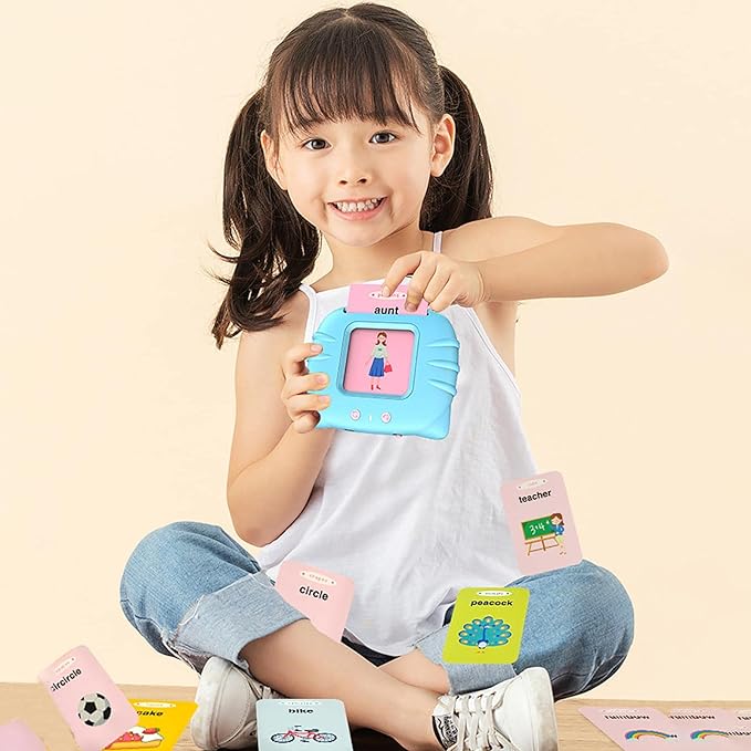 Lector de educación bilingüe 255 tarjetas español e ingles