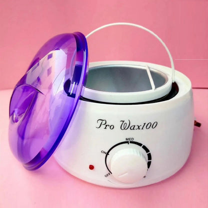 Olla electrica profesional de perilla para cera depilatoria caliente