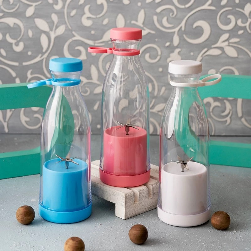 Termo vaso licuadora mini portátil recargable con tapa