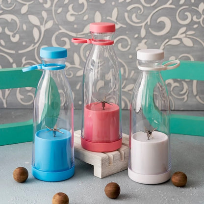 Termo vaso licuadora mini portátil recargable con tapa