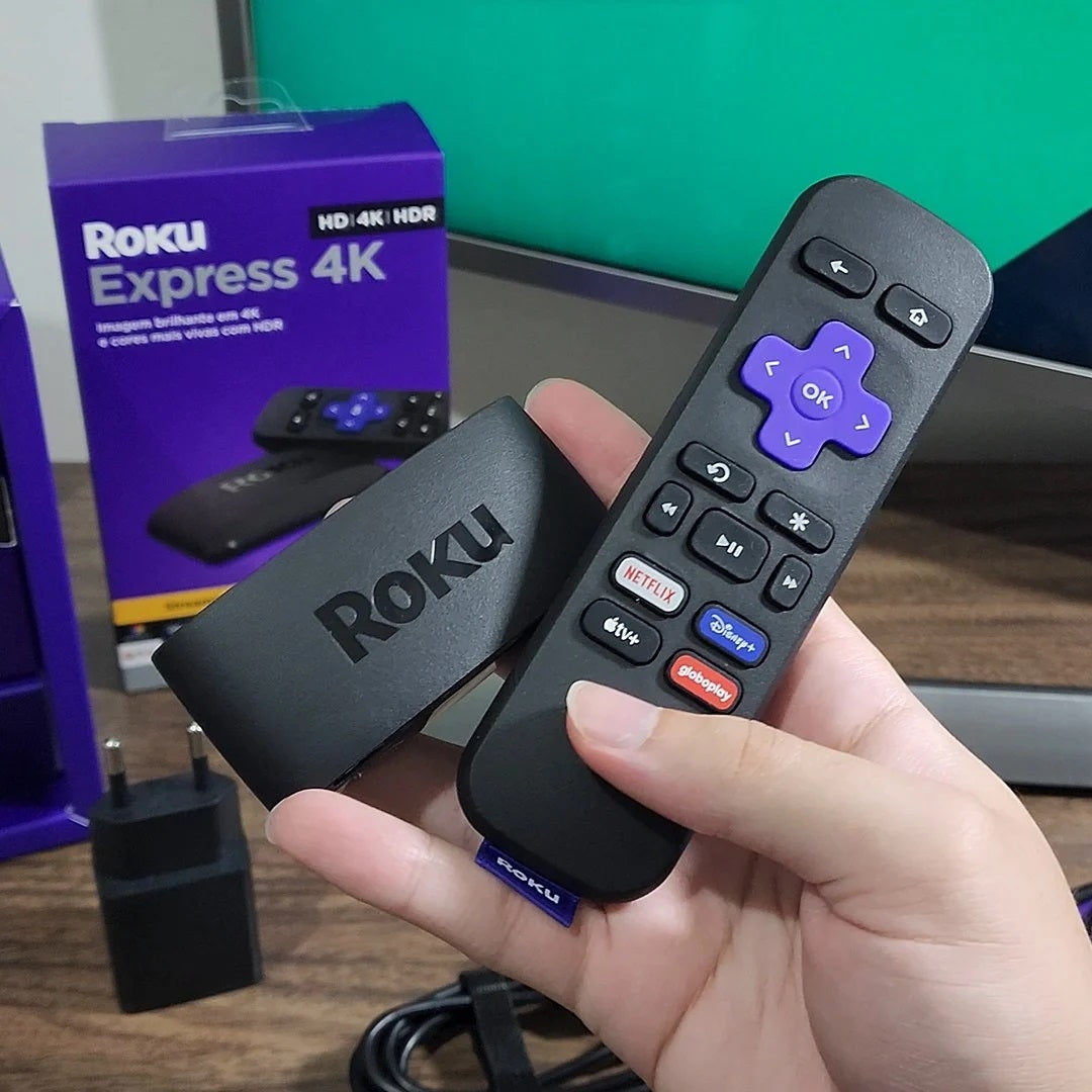 Convertidor a SmarTV Apps Roku Express 4K streaming HD 3940MX