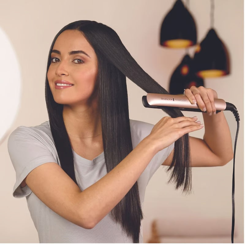Plancha para el cabello Remington de  Keratina Y Aceite De Argán original