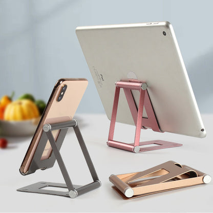 Soporte para celular y tablet metálico de escritorio