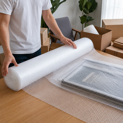 Rollo Plástico Burbuja MAKIVO 1 m x 50 m Alta Protección