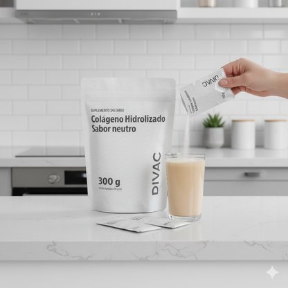 Colágeno Hidrolizado 100% Puro sabor neutro para articulaciones y piel