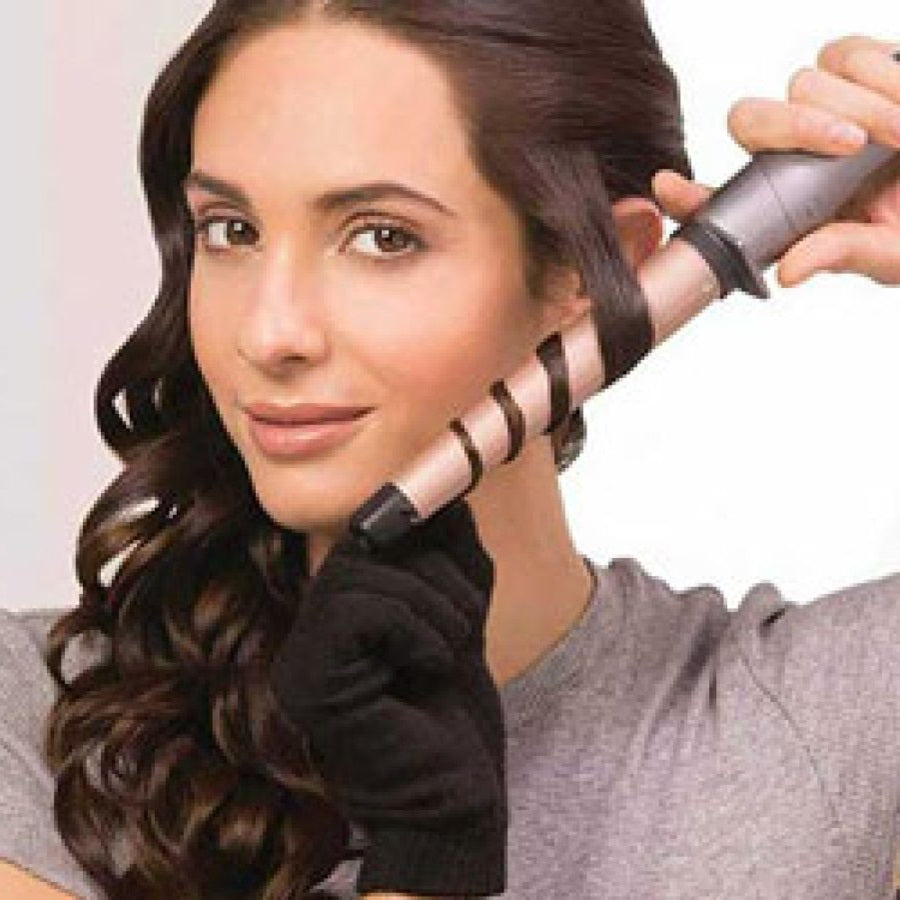 Rizador cónico Waer ondas de sirena control temperatura de 450