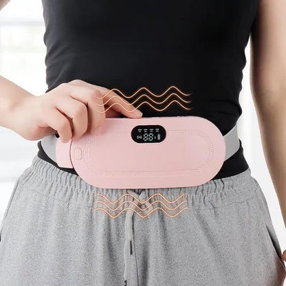 Cinturón Térmico Aliviador de Dolor Menstrual Recargable Calor y vibración