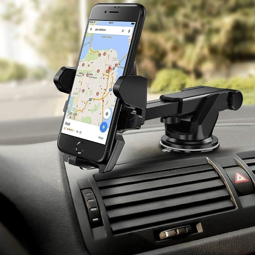 Soporte Celular Carro RT-H02 Brazo Giratorio 360 Con Ventosa
