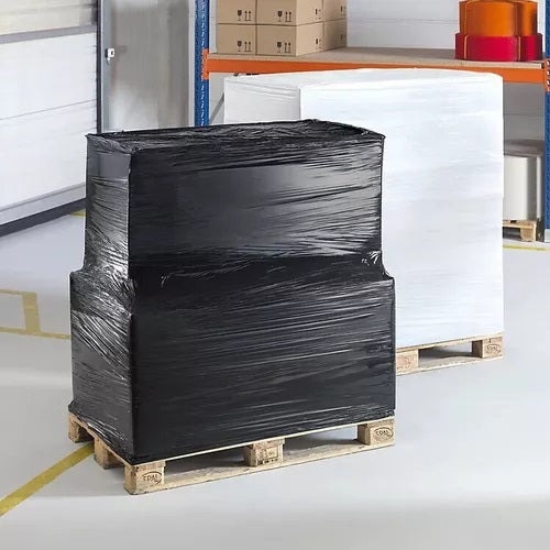 Papel vinipel strech 30 cm x 300 metros negro oscuro