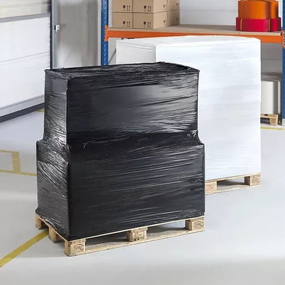 Papel vinipel strech 30 cm x 300 metros negro oscuro