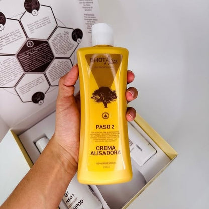Kit BHOT Alizz Liso Professional 240gr Tratamiento capilar de alisado intensivo