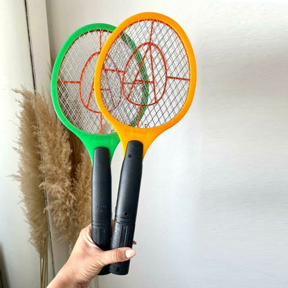 Raqueta Eléctrica Mata Mosquitos Y Zancudos Función Pilas