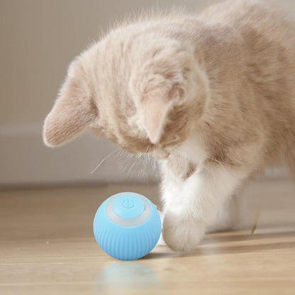 Pelota Juguete Inteligente para Gatos Movimiento y Luces Recargable