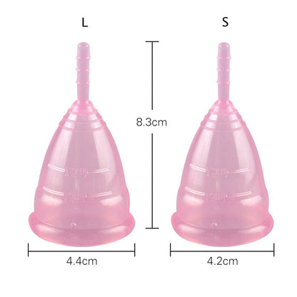 Copa menstrual hipoalergénica de silicona médica