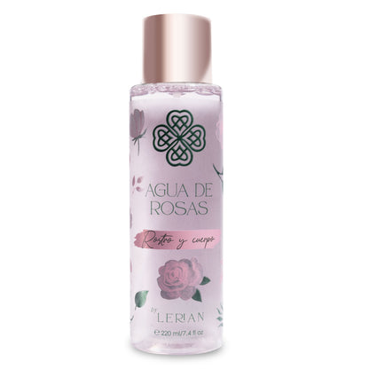 Agua de rosas splash con refrescante corporal 220 ml y 60 ml