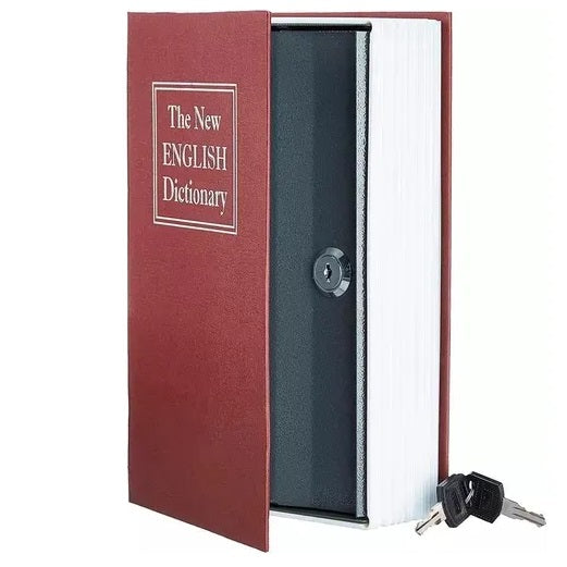 Caja Fuerte Camuflada en Forma de Libro con Llave para el Hogar y Oficina