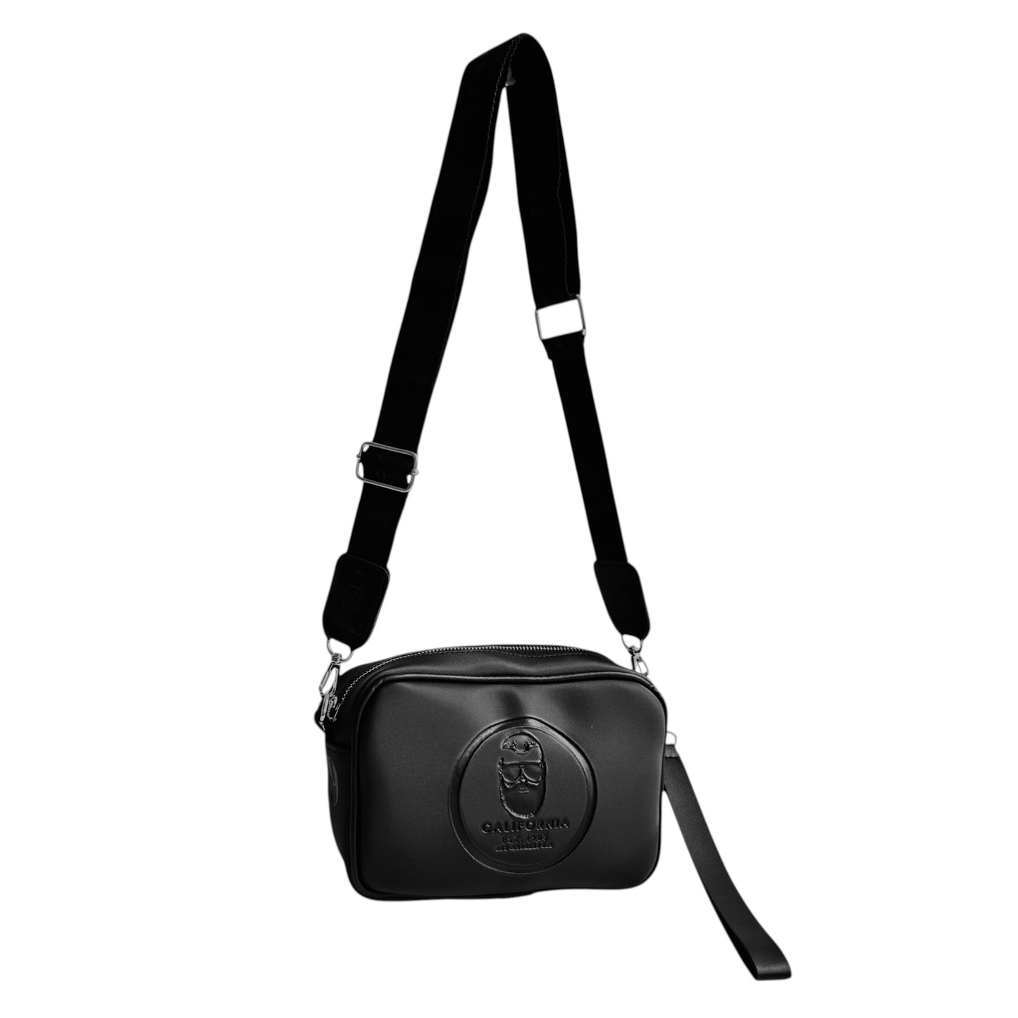 Carriel negro para hombre estilo urbano | Bolso California Original