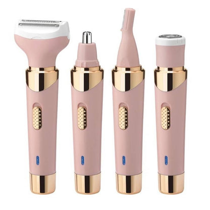 Rasuradora máquina depiladora femenina 4 en 1 recargable