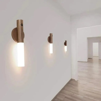 Lámpara luz magnética inteligente con sensor de movimiento recargable