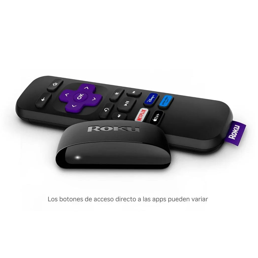 Convertidor a SmarTV Apps Roku Express 4K+ streaming HD 3941XB