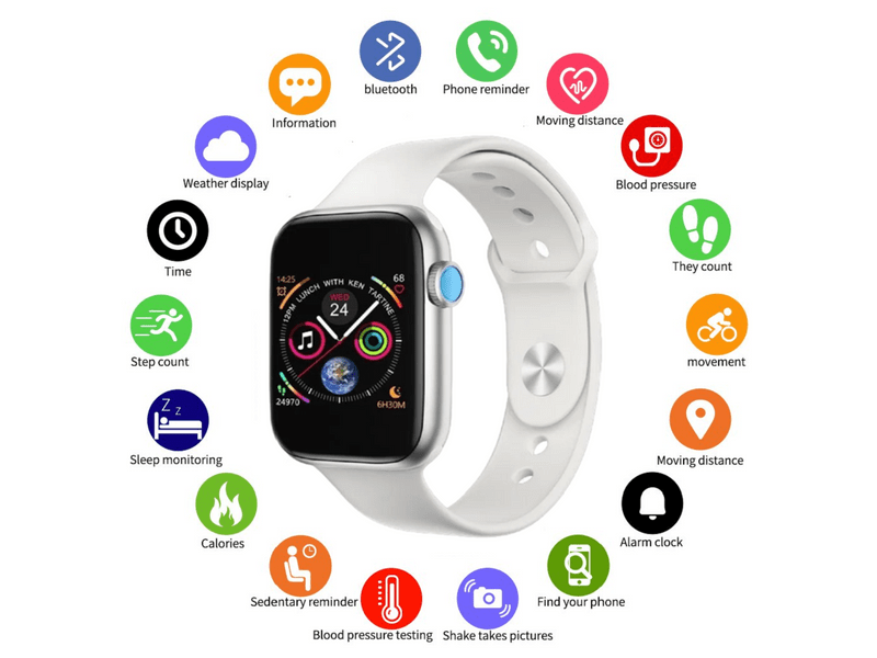 Reloj inteligente smartwatch t500 táctil bluetooth Android y iOS