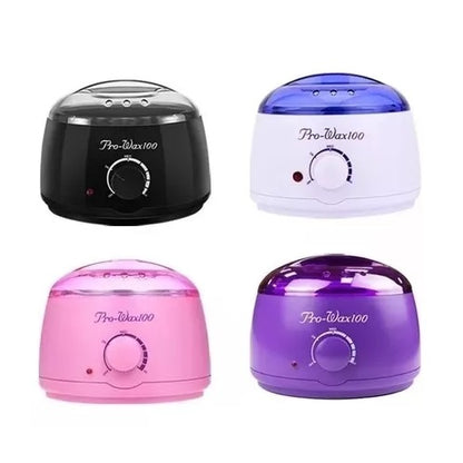 Olla electrica profesional de perilla para cera depilatoria caliente