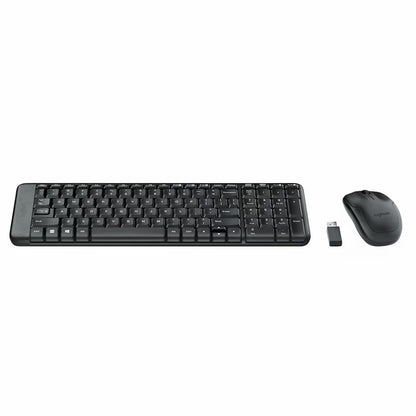 Combo teclado mouse numérico inalámbrico Logitech MK220