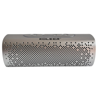Parlante Bluetooth Koleer S819 Portátil 10W con Luces LED diseño metalico