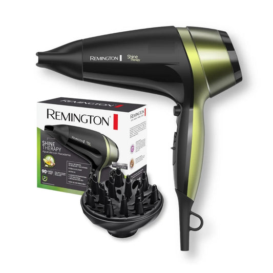 Secador de Cabello Remington Shine Therapy D13A Aguacate y Macadamia