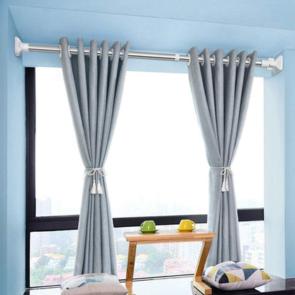 Barra Tubo Cortinero Expandible Ajustable 70cm a 120cm Acero Inoxidable