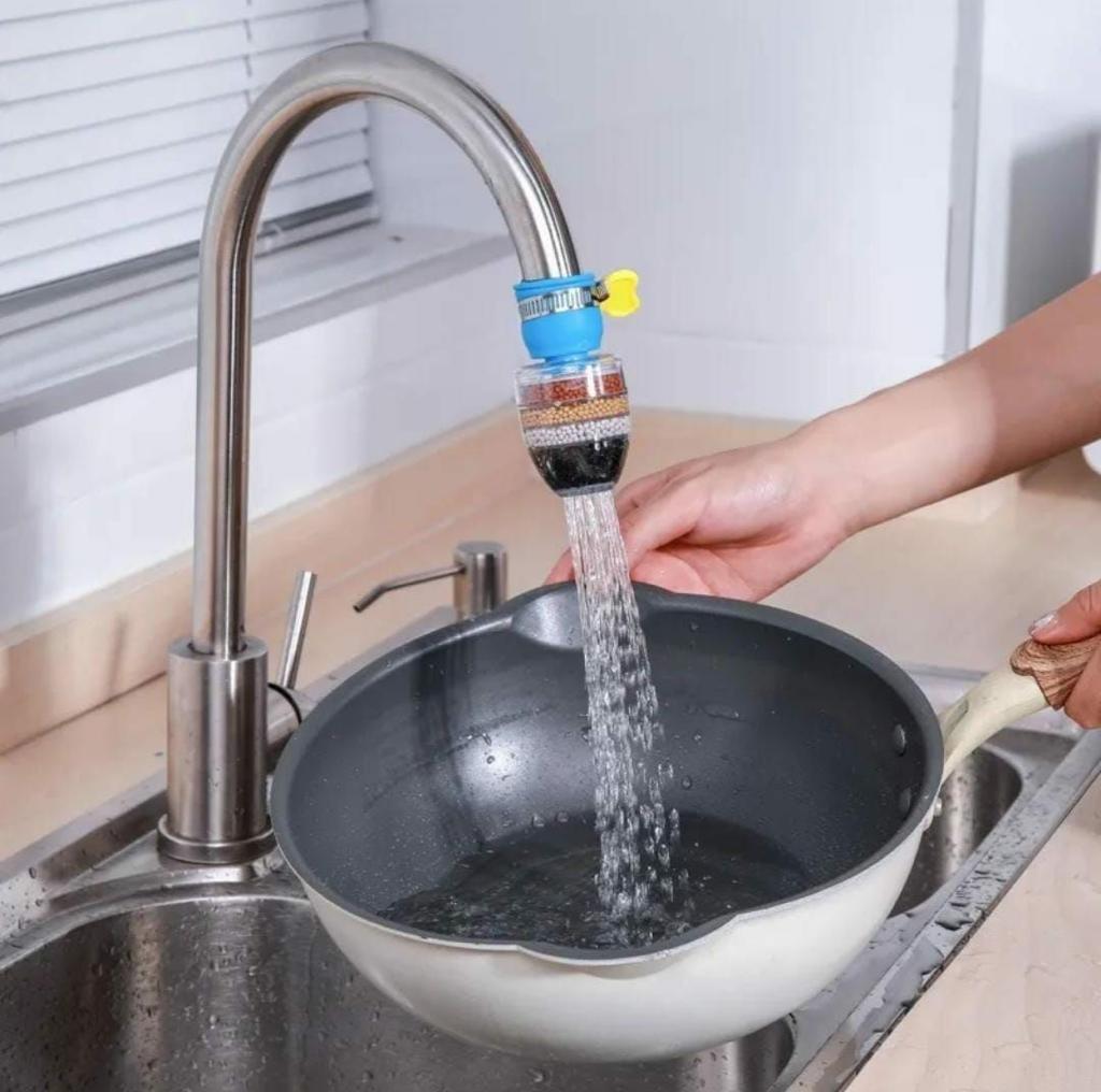 Filtro purificador de agua universal para llave de grifo