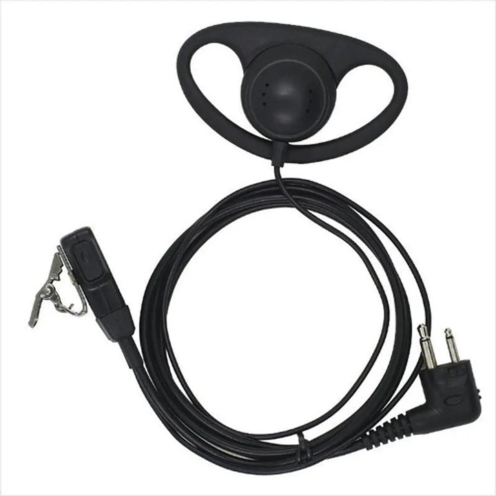 Auricular Manos Libres para Radio Tipo D con Micrófono y PTT Integrado