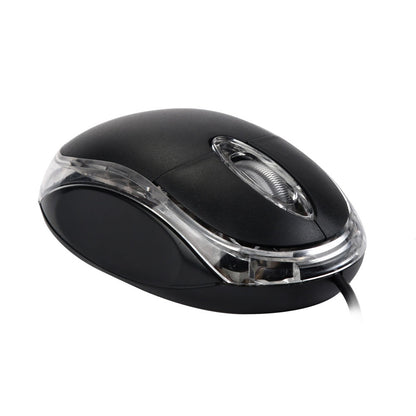 Mouse Óptico alámbrico con luces LED  Precisión y Comodidad