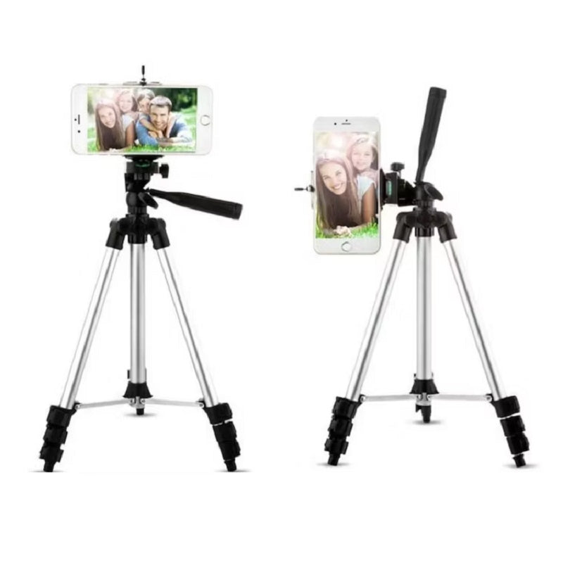 Trípode expandible 1,61 mts para cámara o celular con control bluetooth