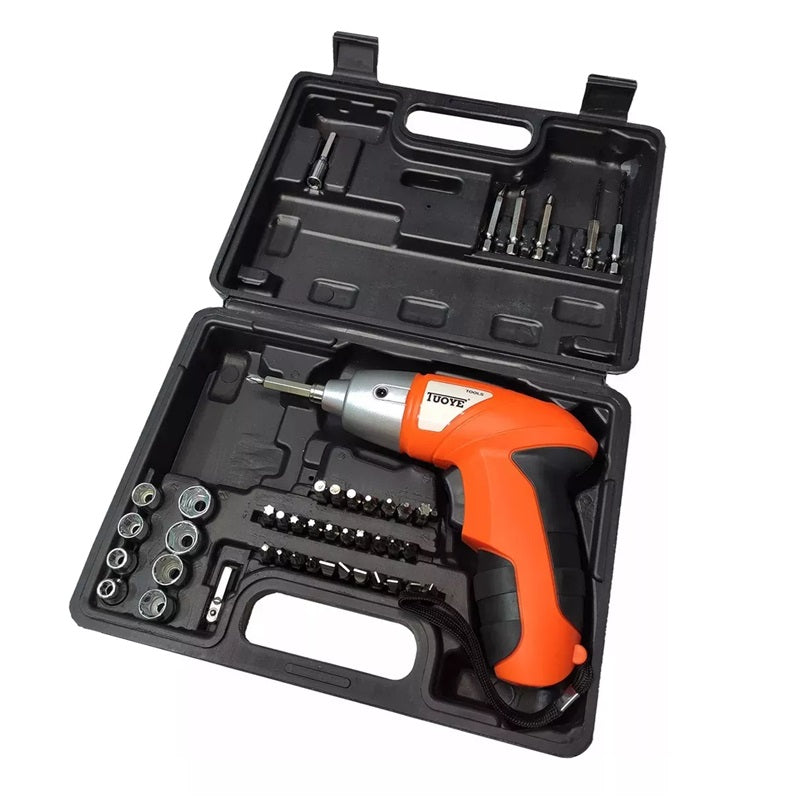 Destornillador Inalámbrico de 45 Piezas: Potencia para tus Proyectos de Bricolaje