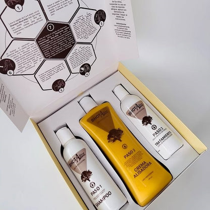 Kit BHOT Alizz Liso Professional 240gr Tratamiento capilar de alisado intensivo