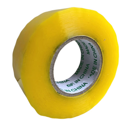 Rollo de cinta transparente industrial ancha 200 metros