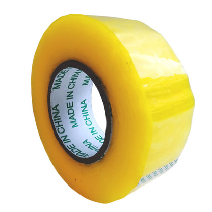 Rollo de cinta transparente industrial ancha 200 metros