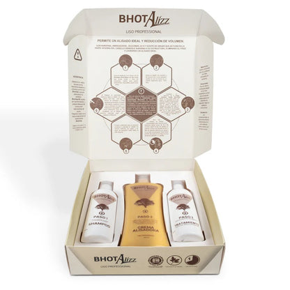Kit BHOT Alizz Liso Professional 240gr Tratamiento capilar de alisado intensivo