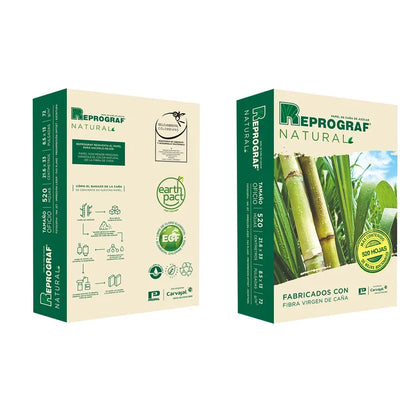 Pack x3 Resmas de hojas de impresora Reprograf Natural por 520