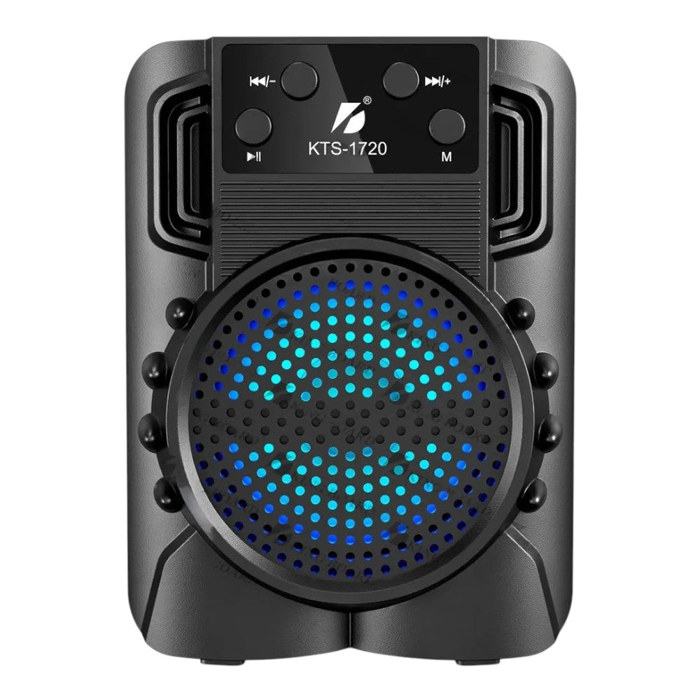 Parlante portátil 4" KTS-1722 bluetooth con Luces LED Radio FM Karaoke